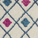 8? x 10? Ivory Jewels Geometric Area Rug