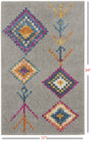 7? x 10? Gray and Multicolor Geometric Area Rug