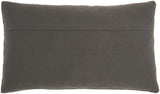 Brilliant Dark Grey lumbar Pillow