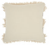 Charcoal Diamond Patterned Throw Pillow