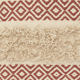 Clay Diamond Patterned Throw Pillow