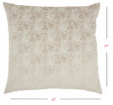 Beige Distressed Gradient Throw Pillow