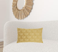 Golden Distressed Gradient Lumbar Pillow