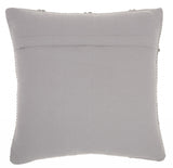 Light Gray Textured Lattice Throw Pillow