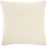 Ivory Textured Broken Stripes Throw Pillow