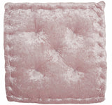 24" Pink Silky Soft Velvet Throw Pillow