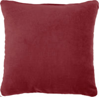 Red Velvet Modern Throw Pillow