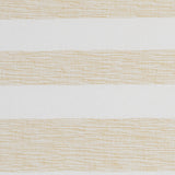 Yellow and white Stripes Lumbar Throw Pillow