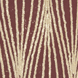 Contemporary Handcrafted Maroon Accent Throw Pillow