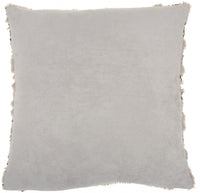 Sequined Grey Accent Throw Pillow