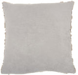 Sequined Grey Accent Throw Pillow