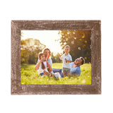 12? x 16? Rustic Farmhouse Brown Wood Frame