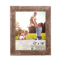 12? x 18? Rustic Farmhouse Brown Wood Frame