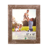 12? x 18? Rustic Farmhouse Brown Wood Frame