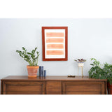 13? x 19? Rustic Farmhouse Red Wood Frame