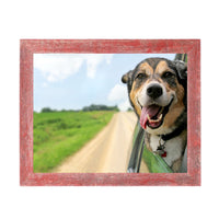14" x 18" Rustic Red Wood Picture Frame