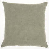 Sage Solid Woven Throw Pillow