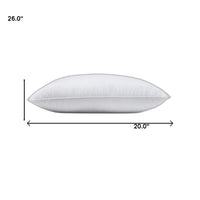 Set of 2 Lux Sateen Down Alternative Standard Size Medium Pillows