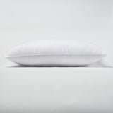 Set of 2 Lux Sateen Down Alternative King Size Firm Pillows