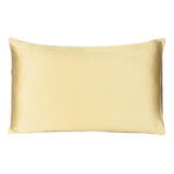 Gold Dreamy Set of 2 Silky Satin King Pillowcases