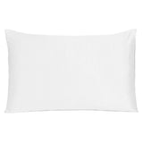 White Dreamy Set of 2 Silky Satin Standard Pillowcases