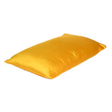 Goldenrod Dreamy Set of 2 Silky Satin Standard Pillowcases