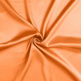 Orange Dreamy Set of 2 Silky Satin Queen Pillowcases