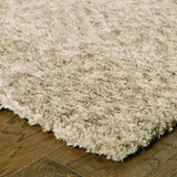 3? x 5? Modern Soft Tan Indoor Area Rug