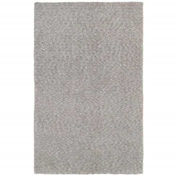 8? x 11? Modern Shaggy Soft Gray Indoor Area Rug