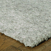 8? x 11? Modern Shaggy Soft Gray Indoor Area Rug