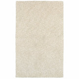 10? x 13? Modern Shag Ivory Indoor Area Rug