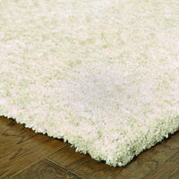 10? x 13? Modern Shag Ivory Indoor Area Rug