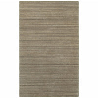 10'x13' Two-toned Brown and Beige Indoor Area Rug