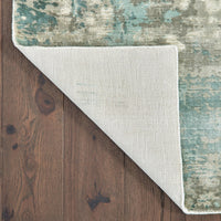 6? x 9? Blue and Gray Abstract Pattern Indoor Area Rug