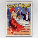 20" x 28" Taverne Olympia French Restaraunt Wall Art Print