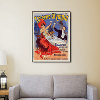 20" x 28" Taverne Olympia French Restaraunt Wall Art Print