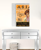 24" x 32" Asia via Honolulu Vintage Travel Wall Art