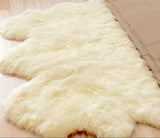 3' x 5' Trio Natural Sheepskin Area Rug