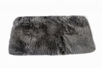 3' x 5' Gray Natural Rectangular Sheepskin Area Rug