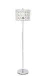 62" Round Shade Crystal Glam Floor Lamp
