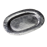 Traditional Scallop Oval Hammered Tray
