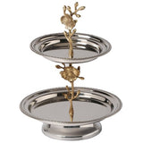 Two Tier Decorative Serving Stand