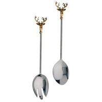 Golden Stag Salad Serving Set