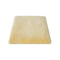 17" Square Natural off white Medical Grade Sheepskin Chair Pad