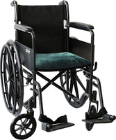17" Square Natural Green Medical Grade Sheepskin Chair Pad