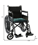 17" Square Natural Green Medical Grade Sheepskin Chair Pad
