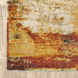 4?x6? Blue and Red Distressed Area Rug