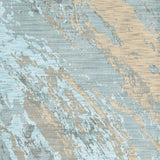 5?x8? Blue and Gray Abstract Impasto Area Rug