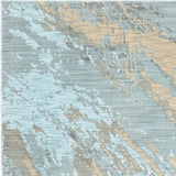 10?x13? Blue and Gray Abstract Impasto Area Rug