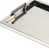 Modern Stainless Steel Serving Tray